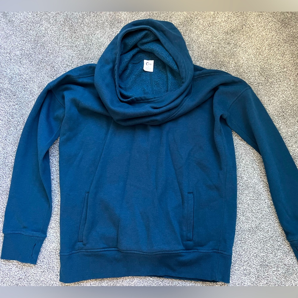 Zyia Oh So Soft Hoodie Navy Blue size M
